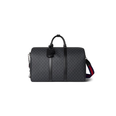 GUCCI GG BLACK LARGE DUFFLE BAG 792075 (52*33*28cm)